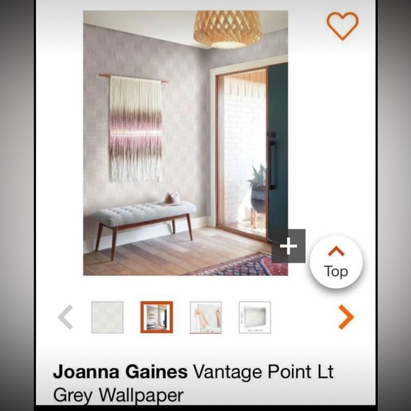 2 rolls of Magnolia Home wallpaper in Vantage Point, grey - Picture 3 of 3